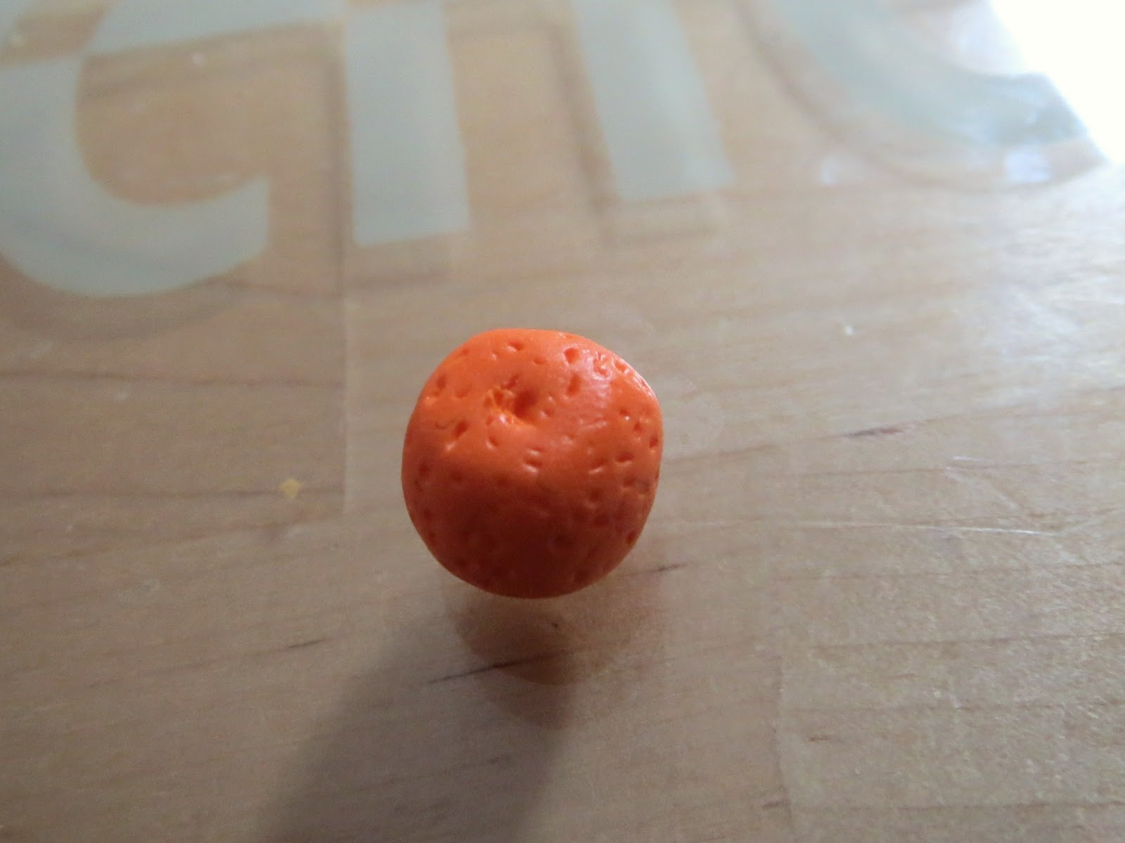 Cute Enough to Eat Polymer Clay Tutorial Orange fruit charm