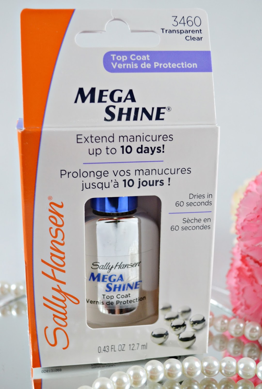 Sally Hansen Mega Shine Top Coat Transparent Clear All About Beauty 101