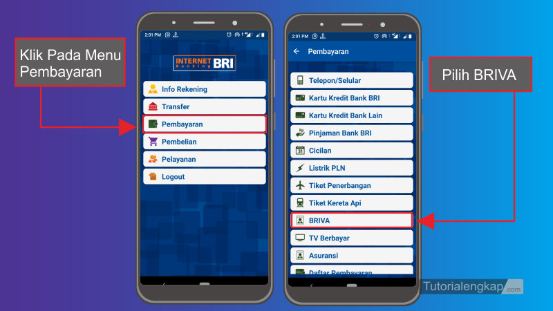 Tutorialengkap 2 Cara isi Ovo Cash Dari Bri Mobile Banking atau ATM BRI