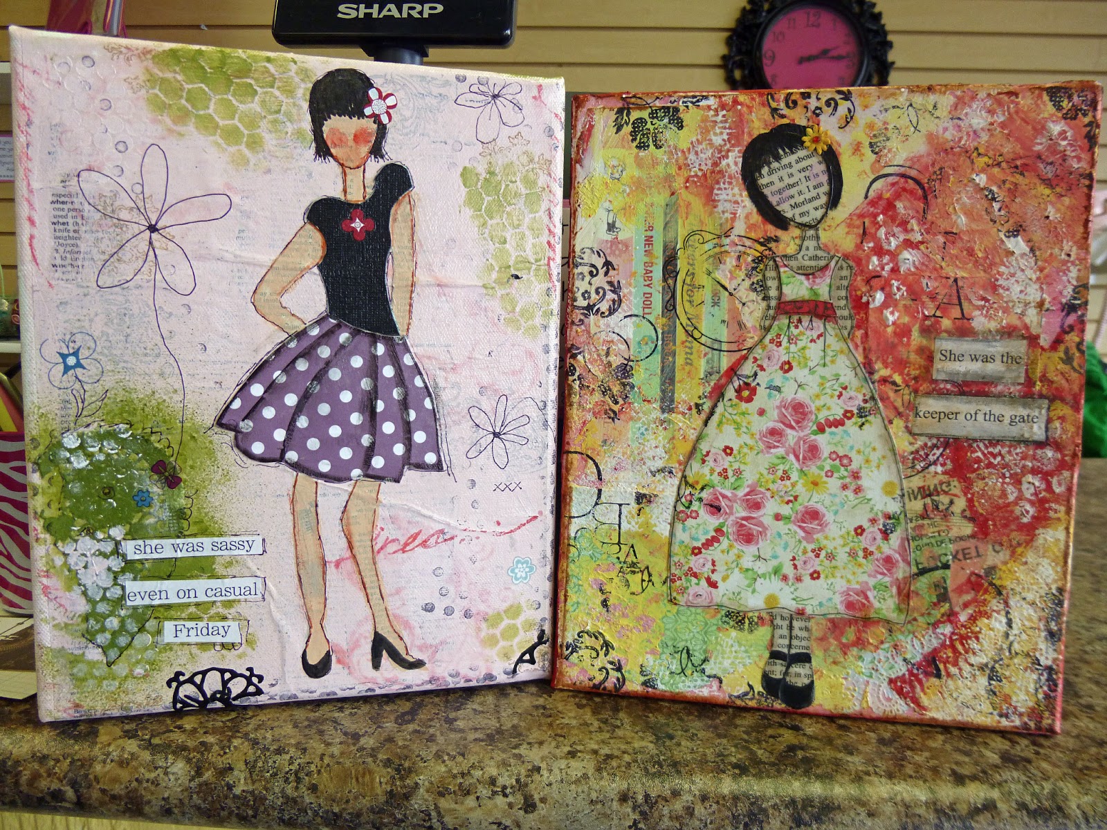 Ally Scraps Mixed Media Class