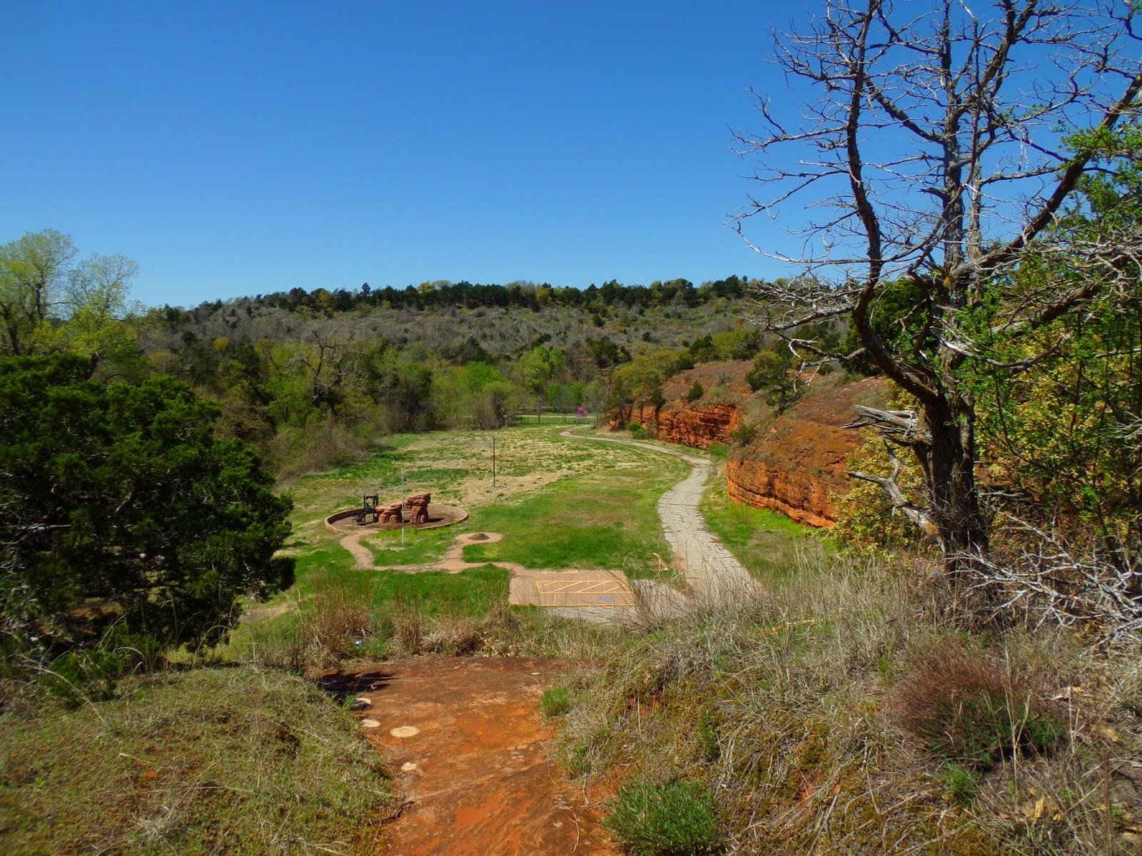 Red Rock Canyon Adventure Park, Hinton, Oklahoma April 14, 2019