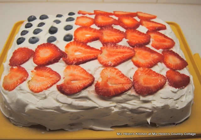 Old Glory Berry Cake at Miz Helen's Country Cottage