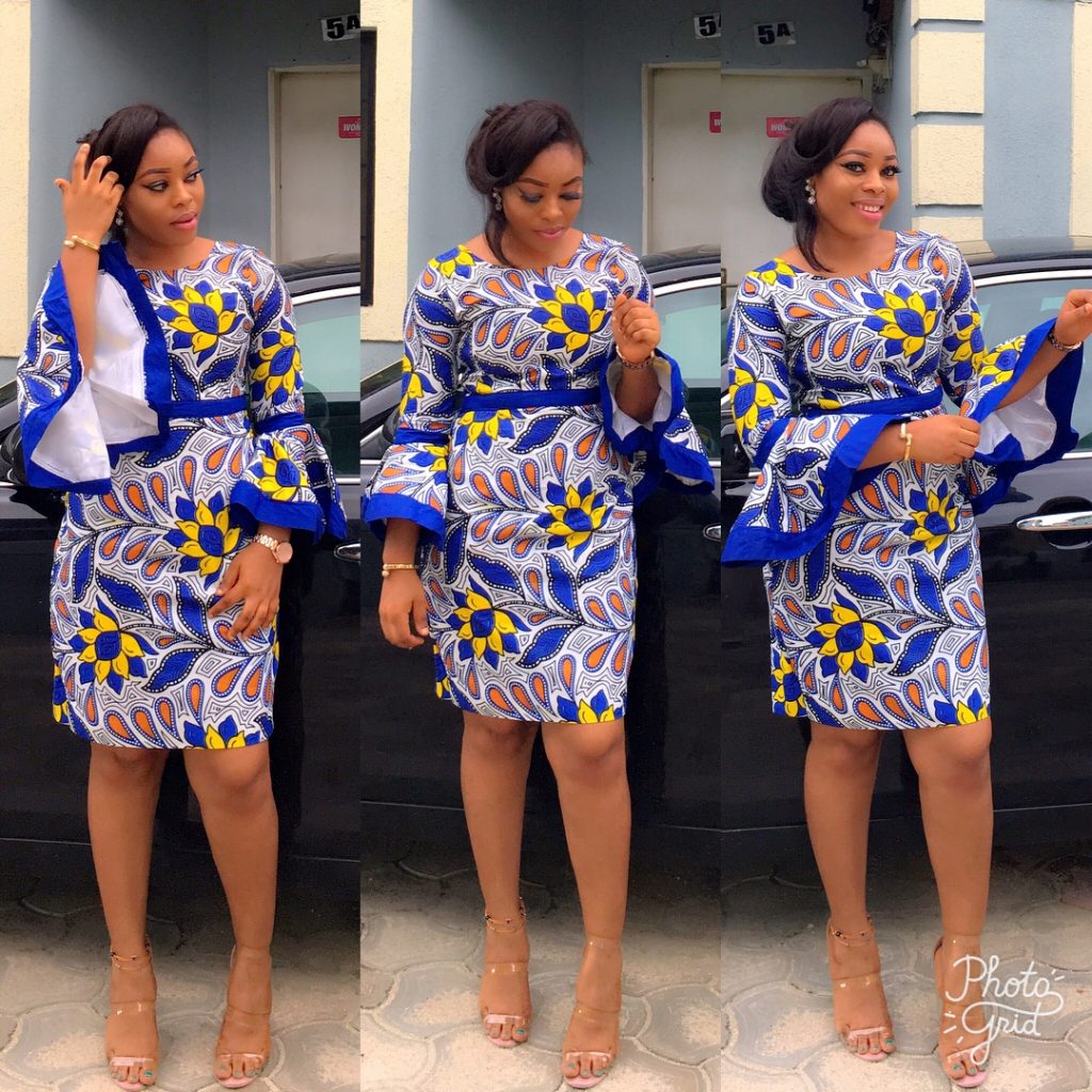 simple styles for ankara gown