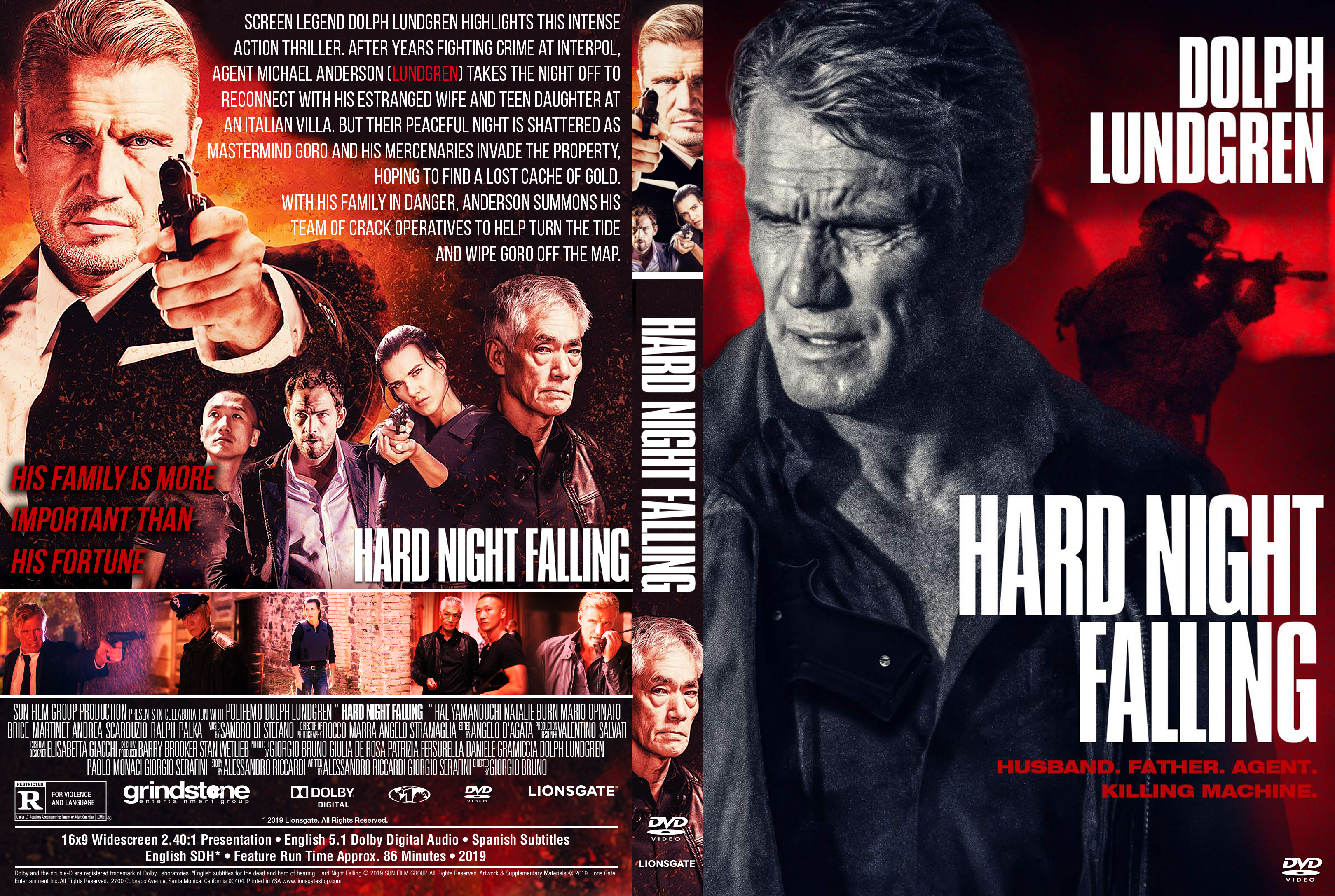 Hard Night Falling DVD Cover | Cover Addict - Free DVD ...