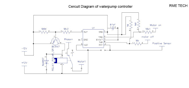 Electronics & Electrical Engineering: Water pump auto on/of circuit