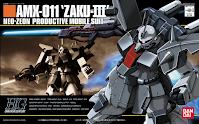 Carátula de la caja del AMX-011 "Zaku III"