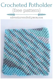crocheted hotpad