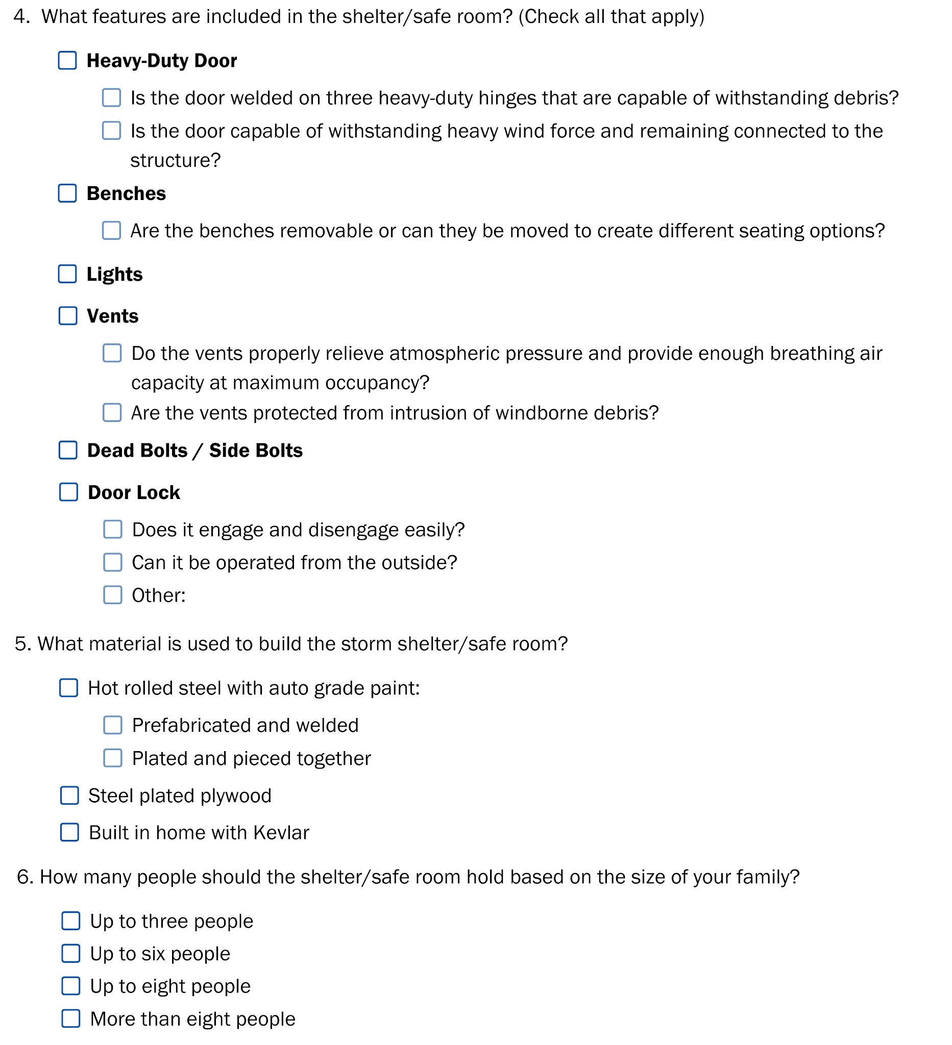 Questions to Ask Before You Buy Above Ground Shelter