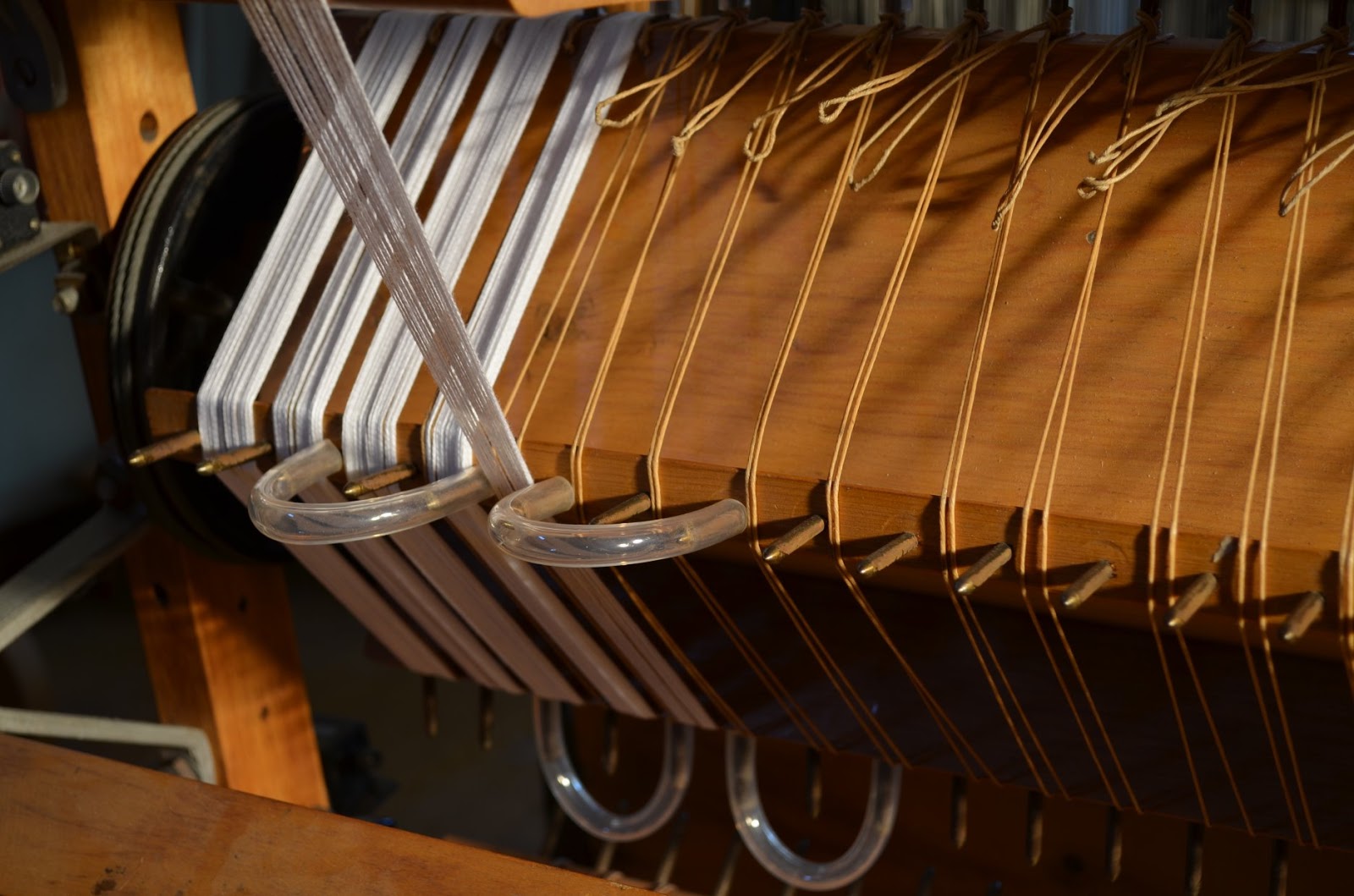 A FiberArtisan's Weaving Path Warping a sectional beam 2 Winding
