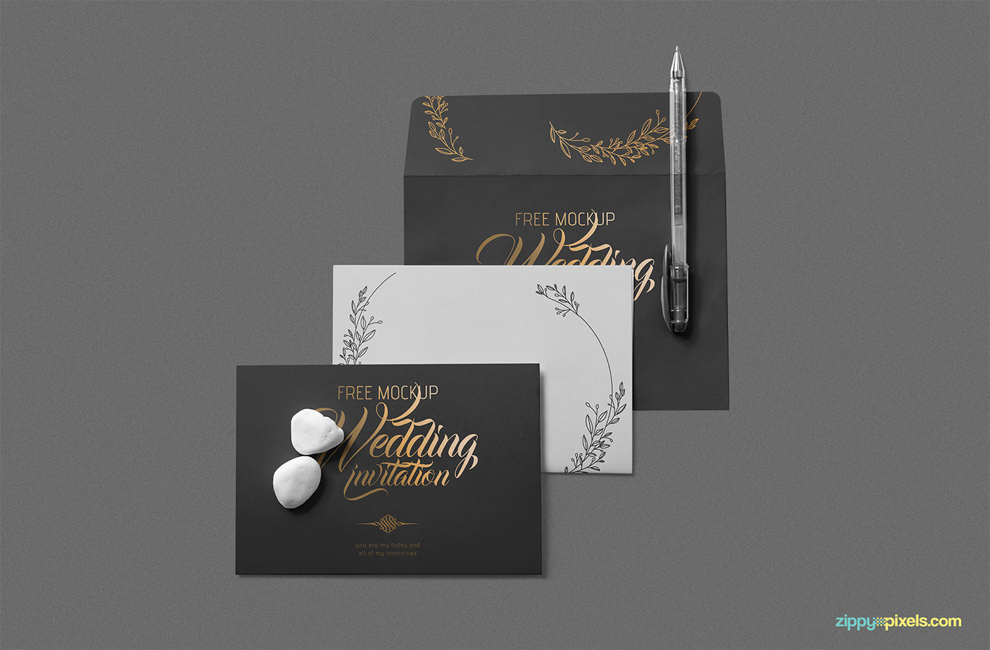 Download Free Download Mockup Untuk Undangan Pernikahan Gratis PSD Mockups.