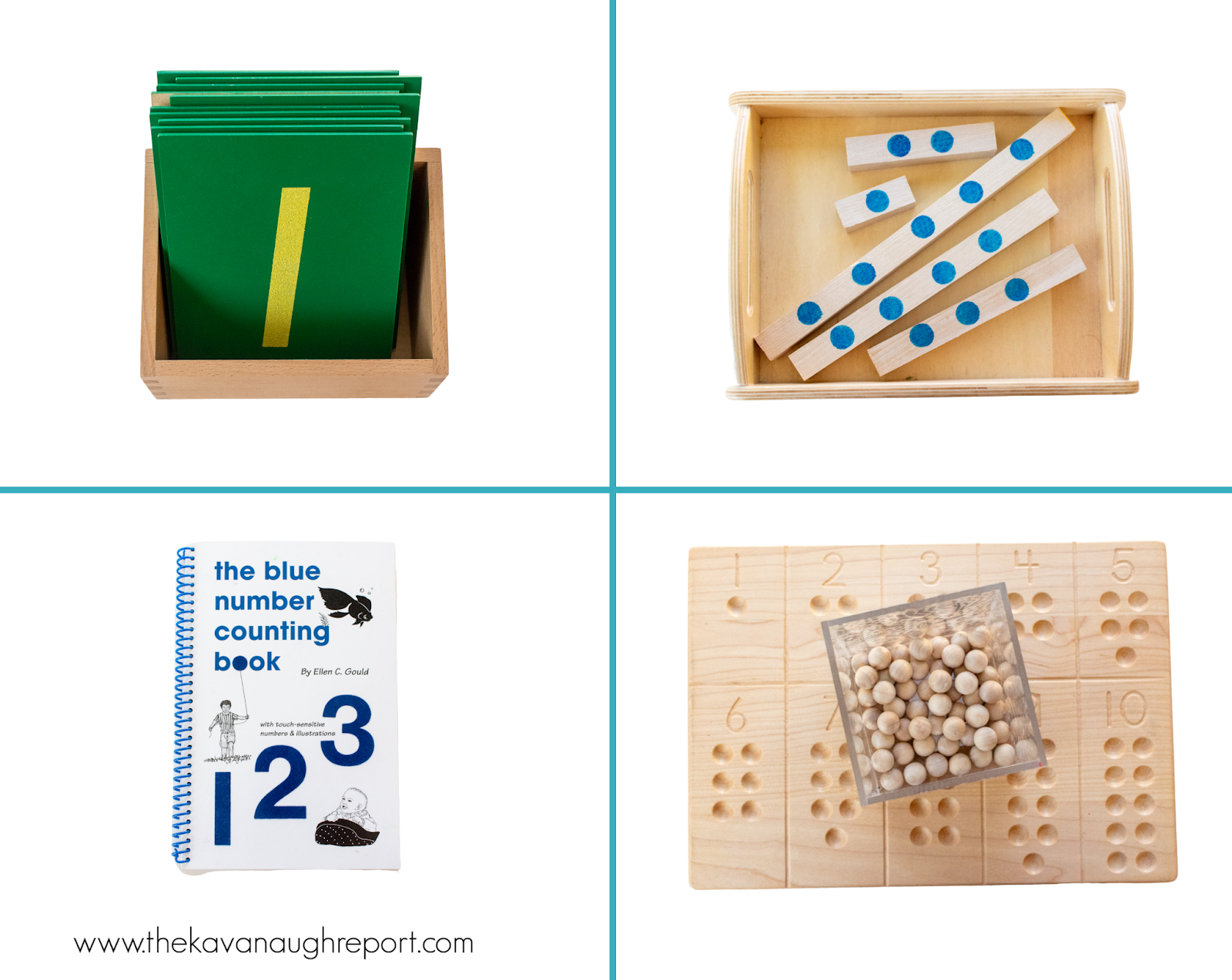 Here is a detailed look at the Montessori activities on a 3-year0old shelf at home. These toys and materials are great for learning a variety of skills including math, language, and science. 