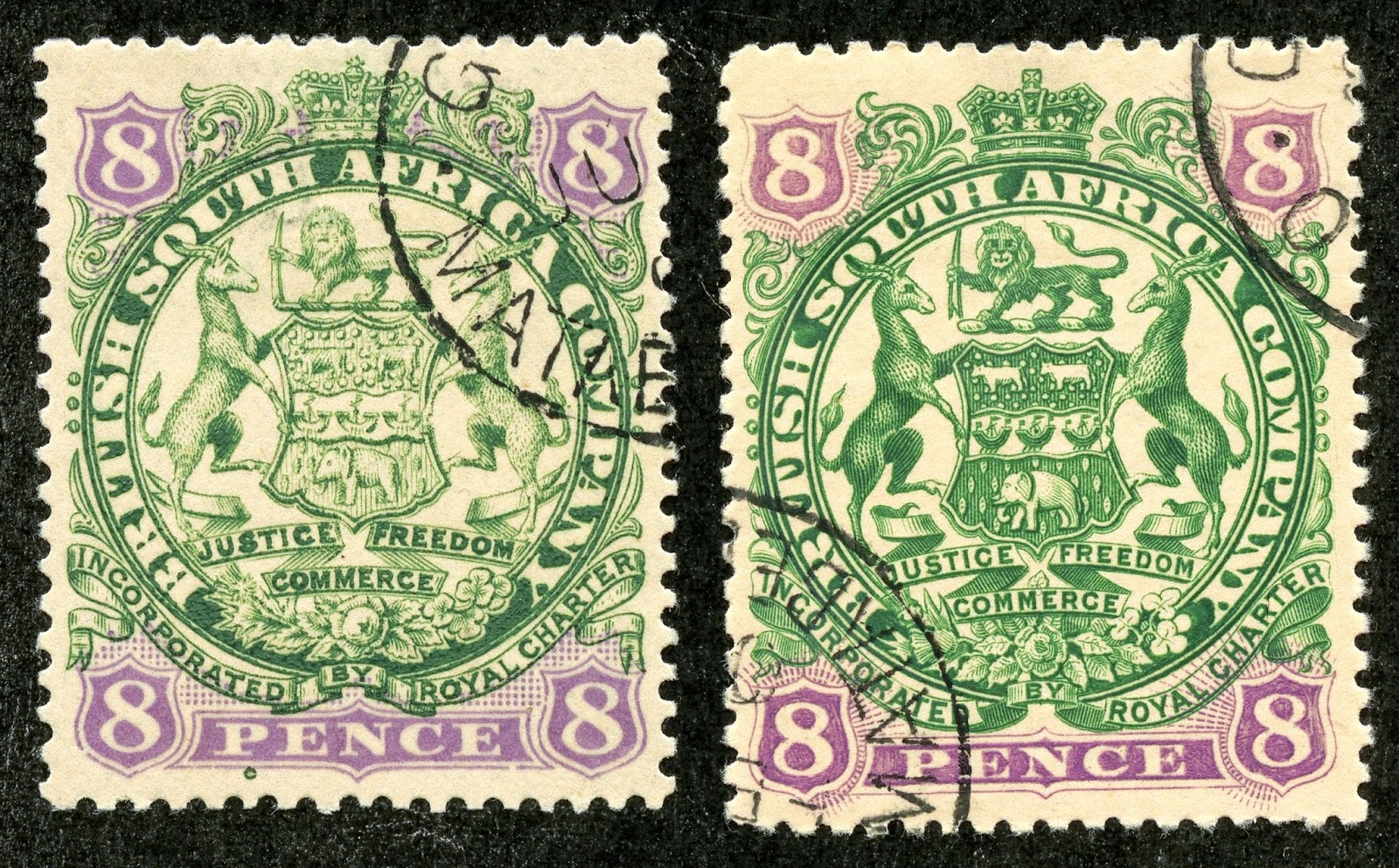 Big Blue 18401940 Rhodesia (British South Africa Company)
