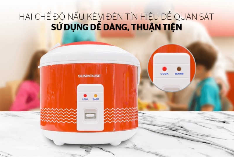 Nồi cơm điện 1.8L Sunhouse SHD8600