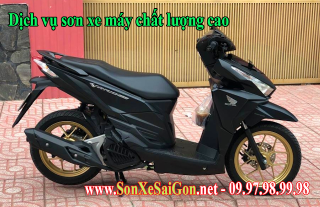 Sơn mâm xe máy Vario màu vàng đồng cực đẹp Sơn mâm xe máy Vario màu vàng đồng cực đẹp