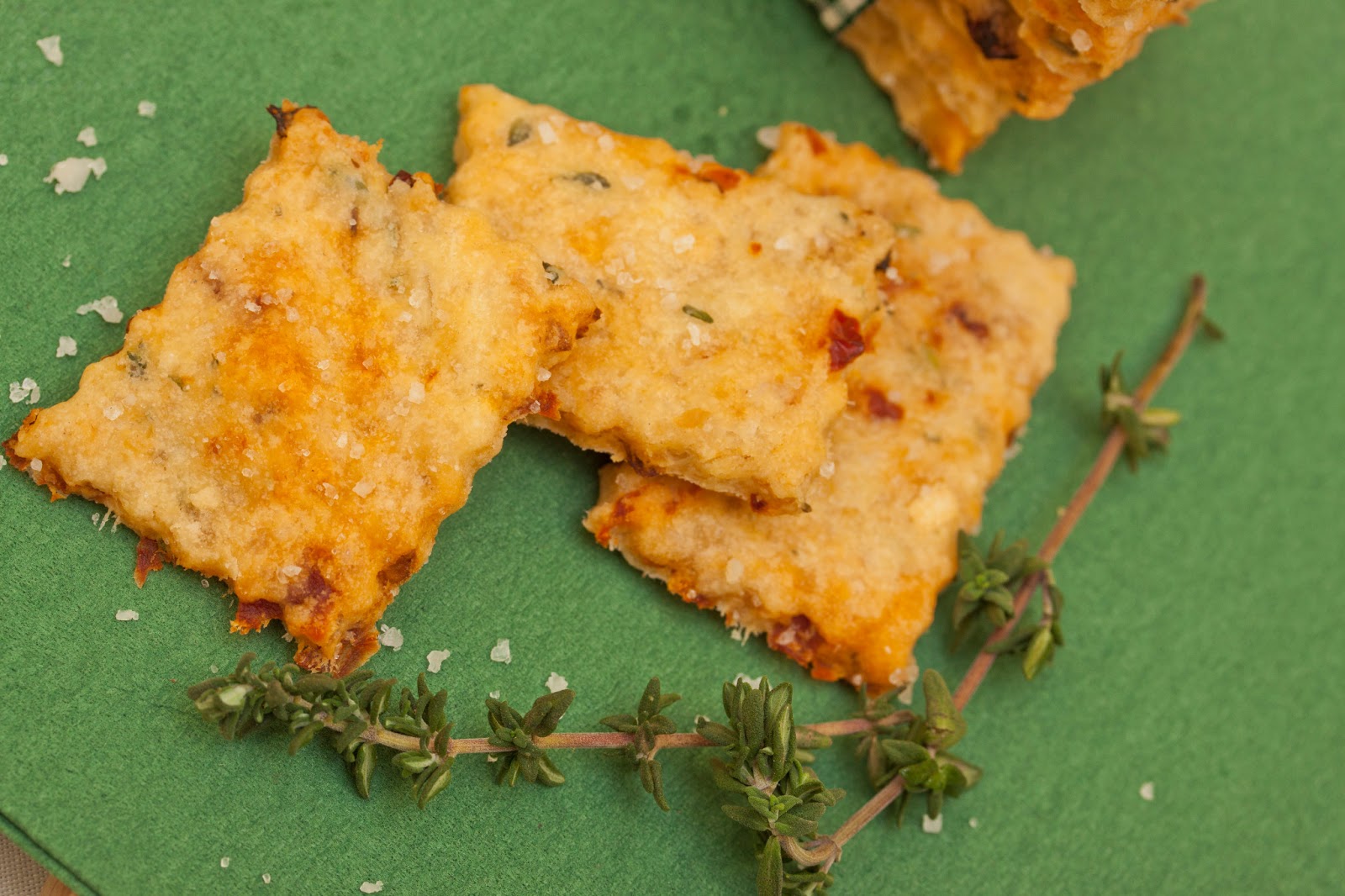 Annetts kulinarisches Tagebuch: Parmesan-Olivenöl-Cracker
