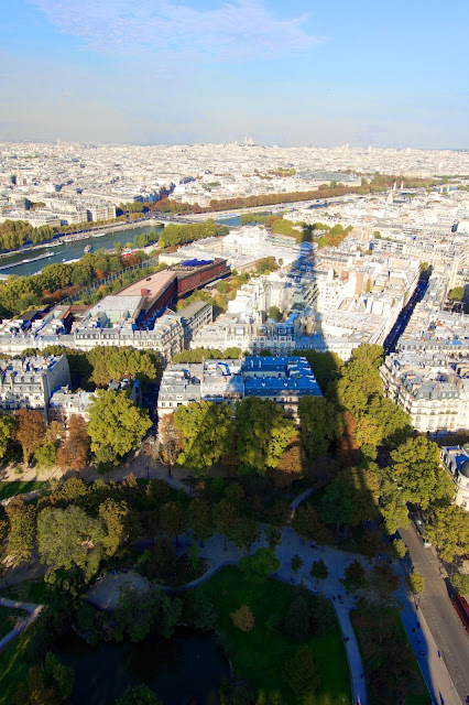 View from top of the Eiffel Tower