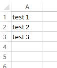 Drop-Down List Excel data