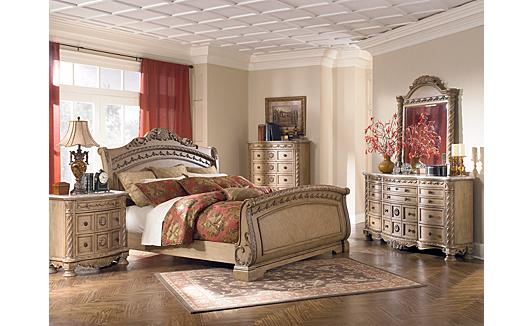 investment game: ashley south coast bedroom set