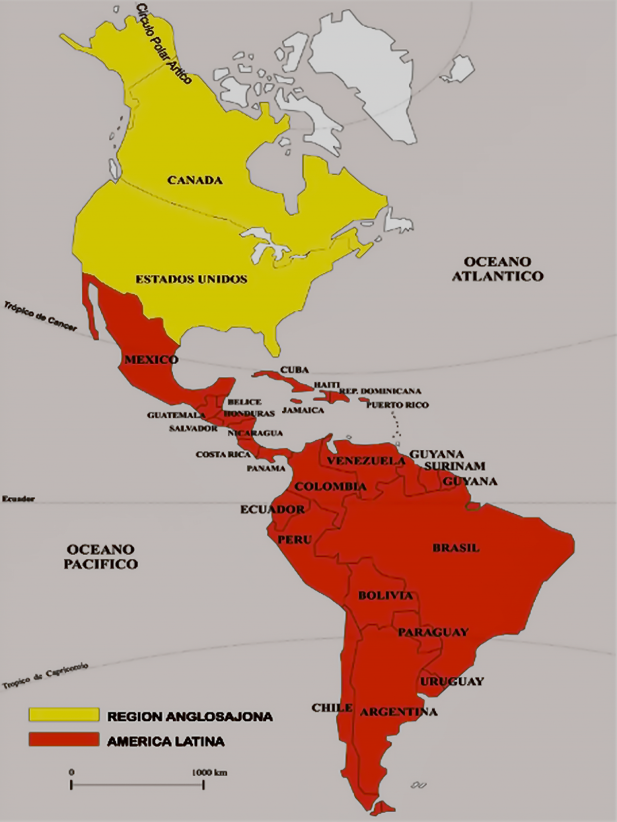 Materiales de Geografía Educación Media 2021 Ficha1Criterio de clasificación de las Américas