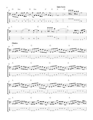 Carl Radle Eric Clapton Let It Rain bass transcription