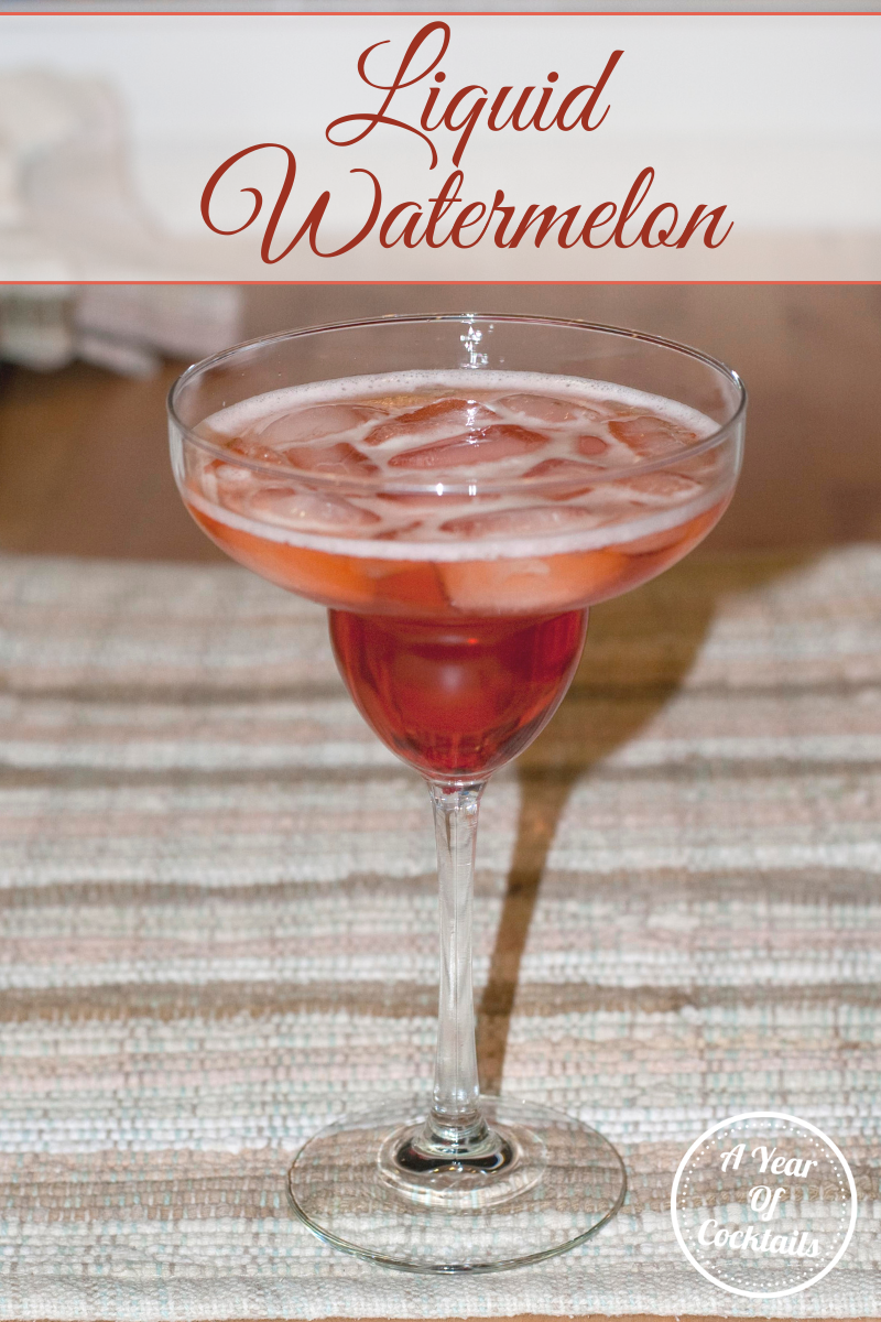 Liquid Watermelon A Year of Cocktails