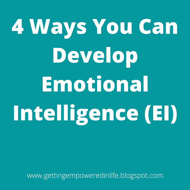 Can You Develop Emotional Intelligence 4 Ways in which you can develop Emotional Intelligence (EI) - Get