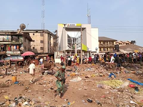 Traders complies with Government directives, quits Umuahia City centre