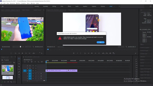 adobe media encoder is not installed problem Adobe media encoder not installed