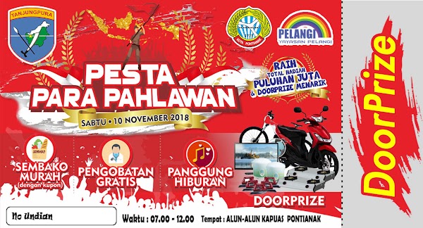 DESAIN GRATISAN KUPON PESTA PARA PAHLAWAN DESAIN GRATISAN KUPON PESTA PARA PAHLAWAN