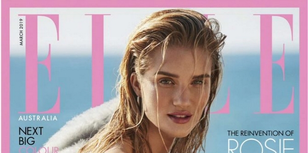Beauty Mags: Rosie Huntington-Whiteley | Elle Australia March 2019