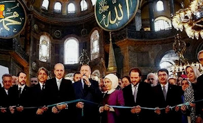 Pengesahan Hagia Sophia Eyup Erdogan