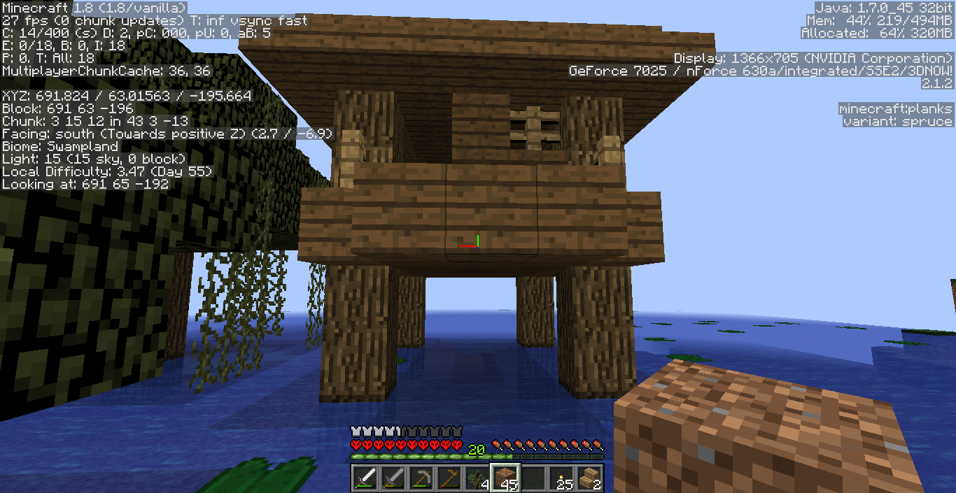 Minecraft Projects: Witch Hut