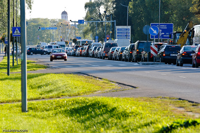 sastrēgums Jelgavā