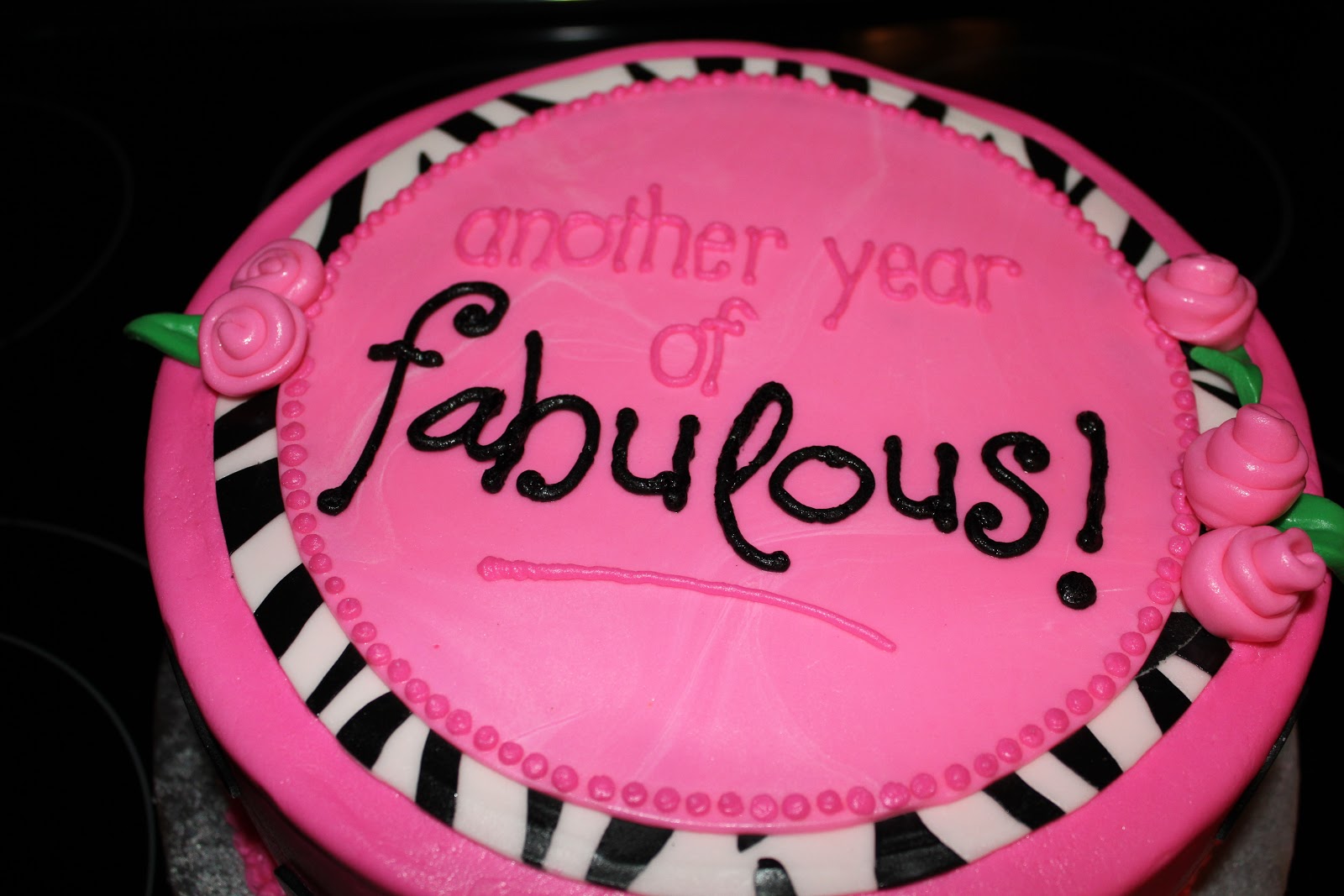 A Blissful Bash A fabulous 40th birthday cake