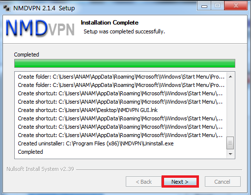 nmd vpn config files for mtsd