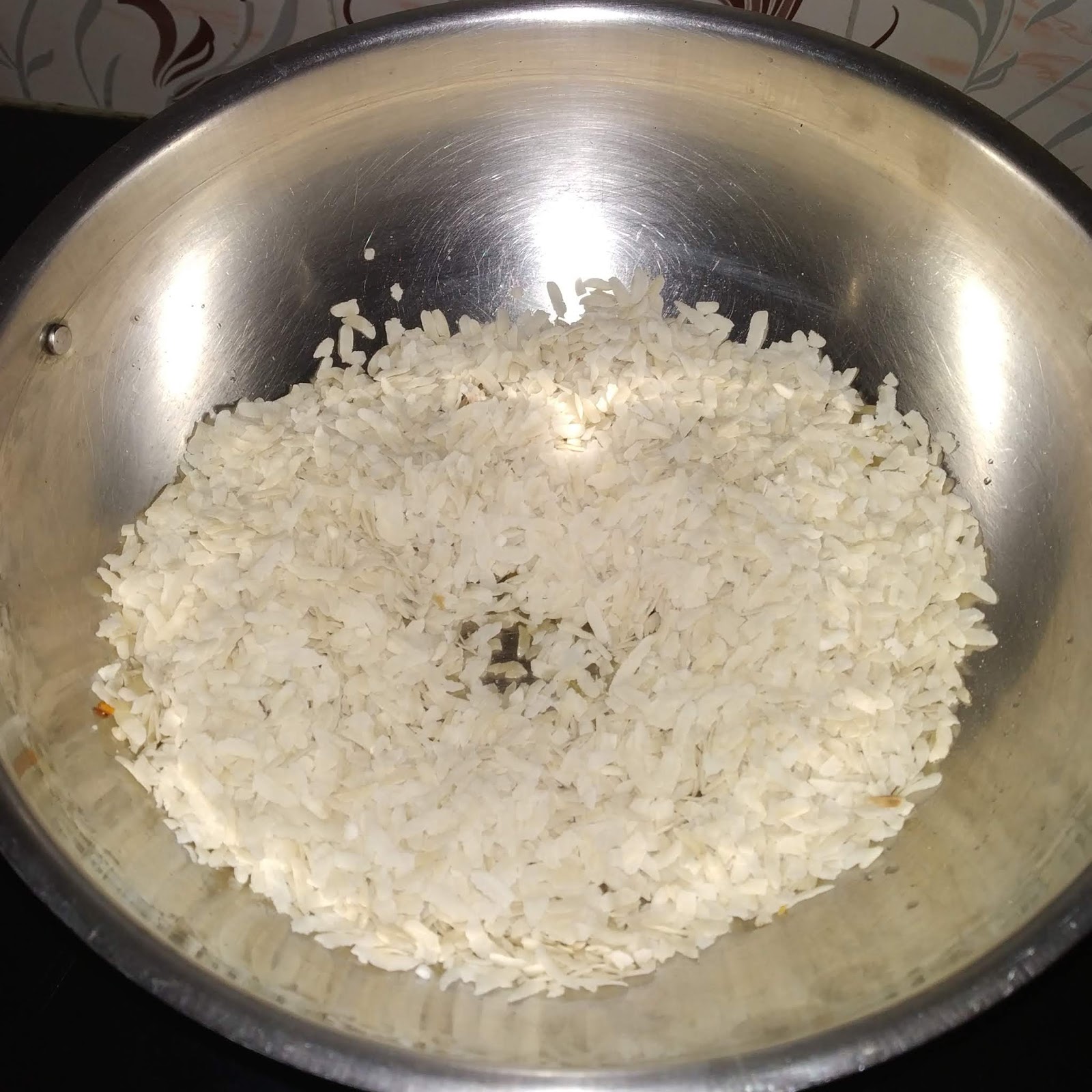 Aval Kesari Recipe | Poha(Flatten rice) Kesari Recipe