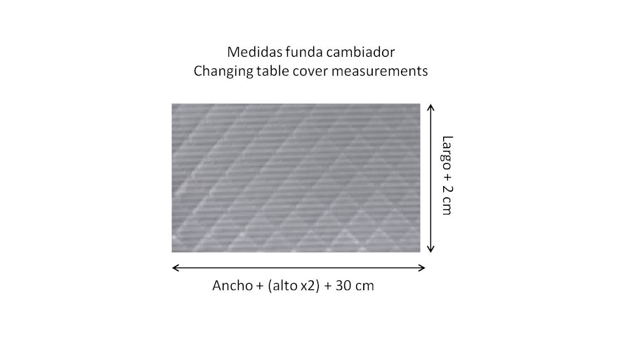 funda cambiador bebé