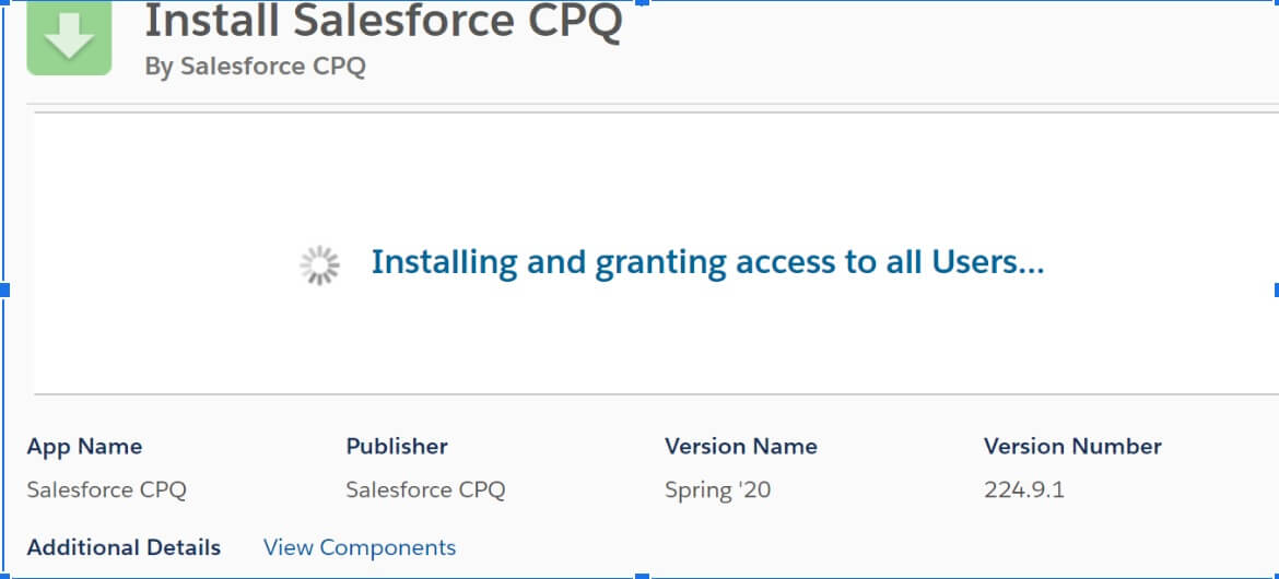 Salesforce Bytes Salesforce CPQ Installation