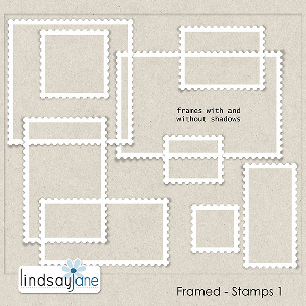 Lindsay Jane Designs Framed Stamps 1 and 2