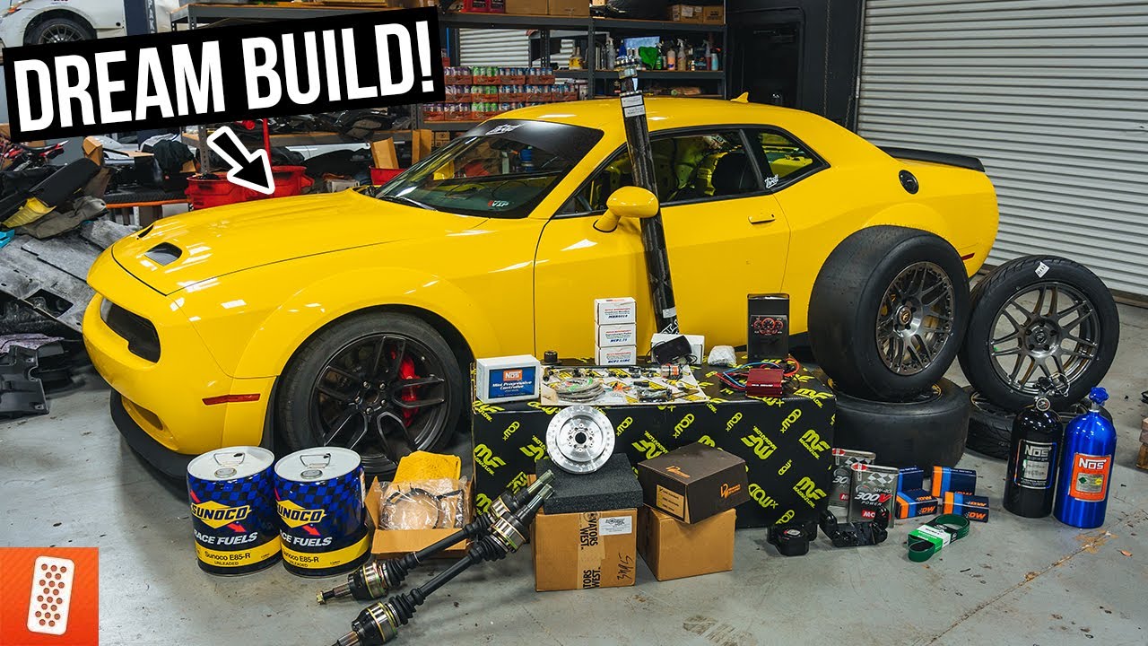 Heavily Modifying a Dodge Challenger SRT Hellcat for Drag Racing Part 1