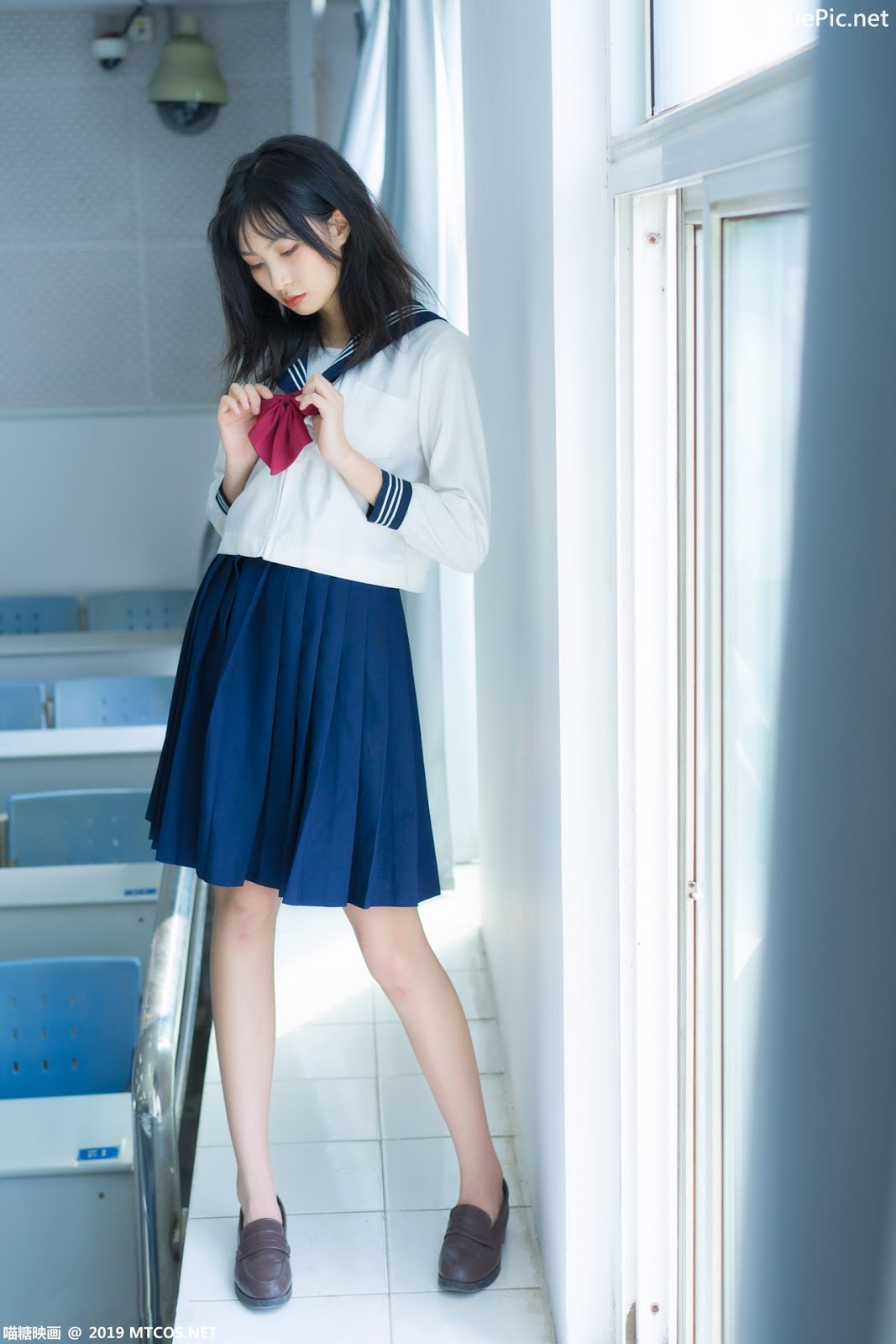 Image MTCos 喵糖映画 Vol.014 – Chinese Cute Model With Japanese School Uniform - TruePic.net- Picture-13