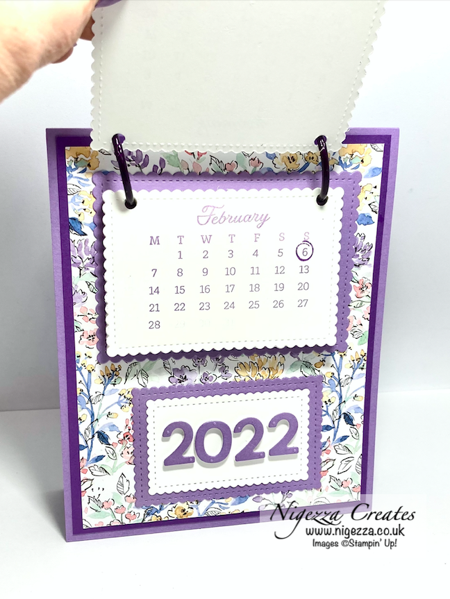 Nigezza Creates 2022 Handmade Desk Calendar