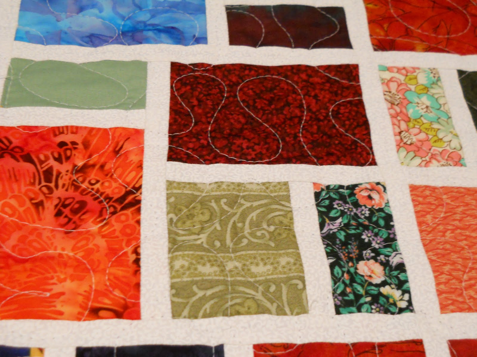 catstaffquilting Queen size Fusion Quilt