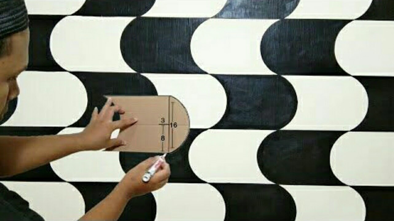 Motif Cat Dinding 3d Sederhana Cek Bahan Bangunan