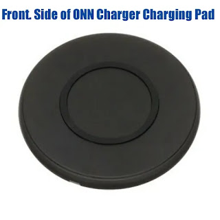 Front Side Onn Wireless Charger Charging Pad