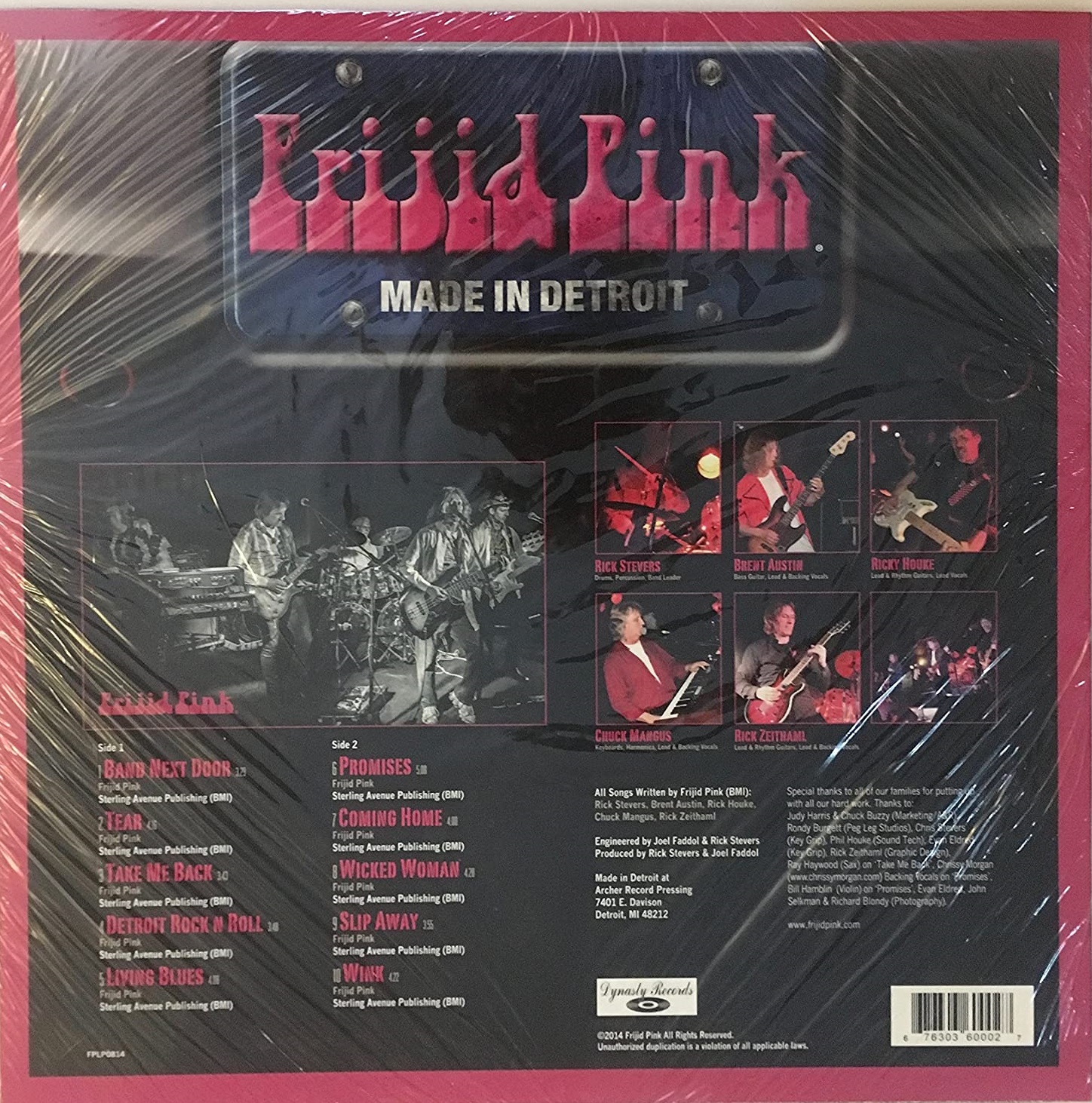 Classic Rock Covers Database Frijid Pink Made in Detroit (2014)
