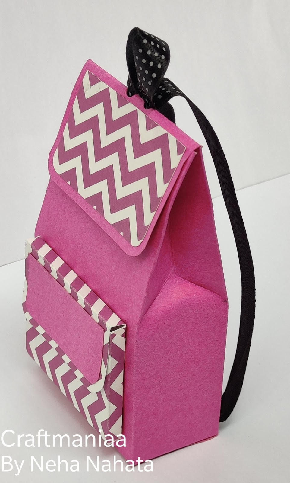 Mini backpack gift bag