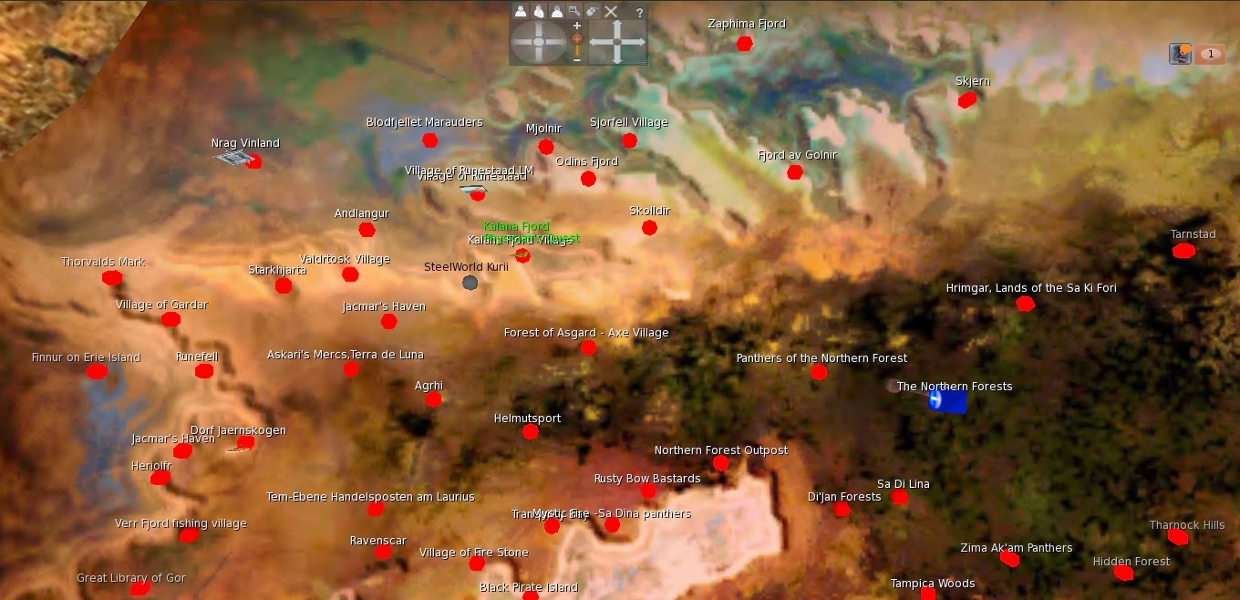 ℬąﻃﻃɭïɳٯ ℬʊʈʈҽɾԲɭïҽᶊ: SecondLife’s Gorean Hub Map