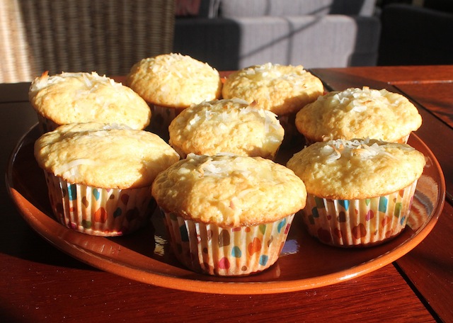 Food Lust People Love: Piña Colada Muffins #MuffinMonday