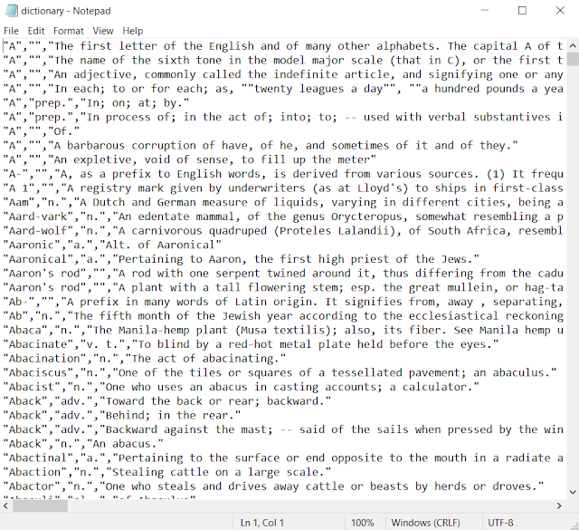 English Dictionary With Python And Tkinter!